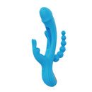 TRILUX RABBIT VIBE WITH ANAL BEADS BLUE