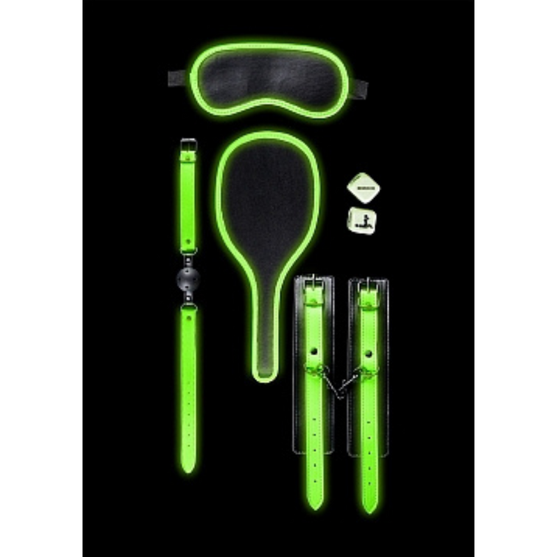 OUCH! GLOW IN THE DARK BONDAGE KIT