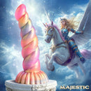 MAJESTIC CREATURE C*CKS AURORA UNICORN DILDO 7"
