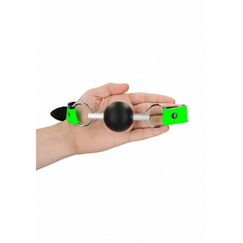 OUCH! GLOW IN THE DARK BALL GAG