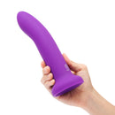 TOGETHER VIBES DUO STRAP ON HARNESS 5.5" DILDO & 8" VIBRATING PURPLE DILDO