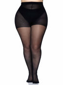 SHEER BACKSEAM TIGHTS BLACK Q/S