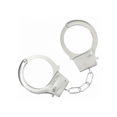 OUCH! METAL HANDCUFFS SILVER