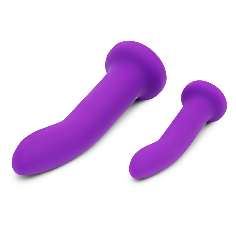 TOGETHER DUO STRAP ON HARNESS, 5.5" DILDO, & 8" VIBRATING DILDO