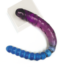 IC SHADES 17" DOUBLE DONG PURPLE BLUE