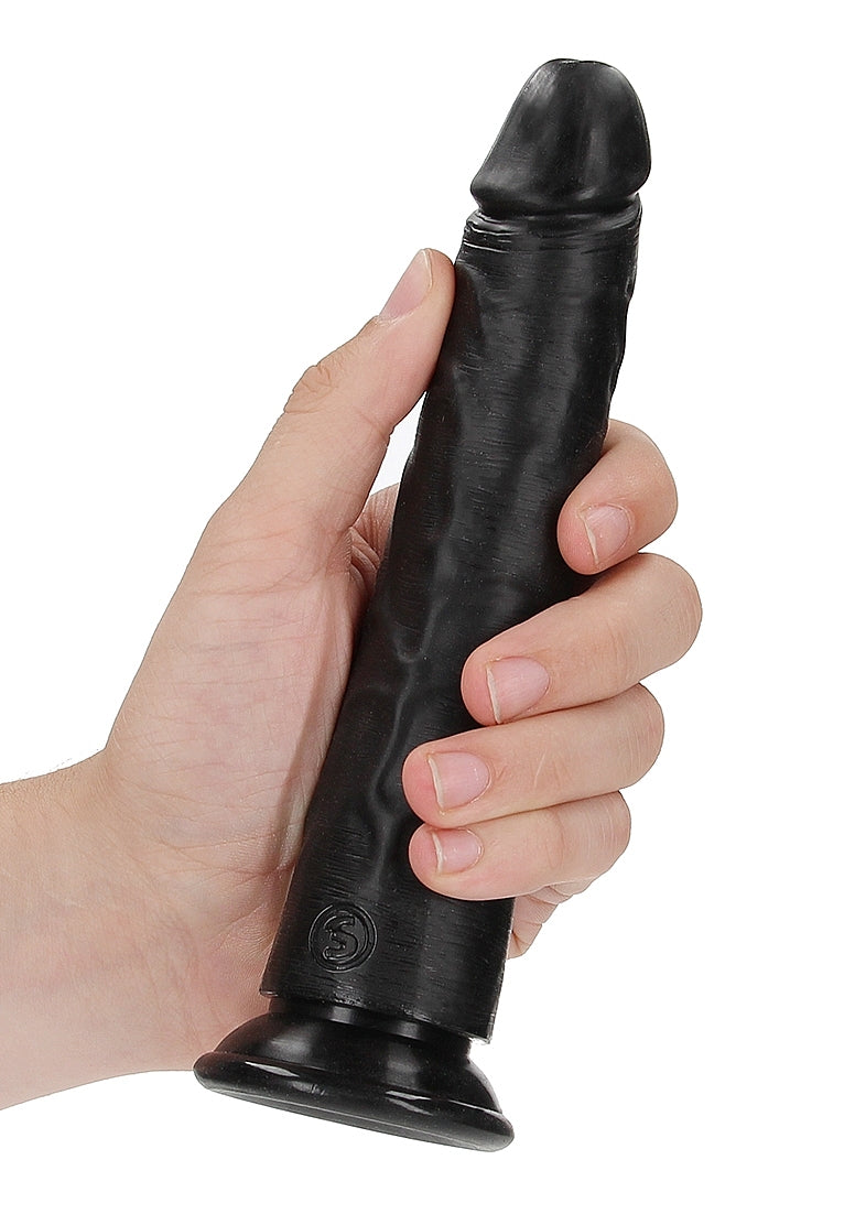 REALROCK 7" SLIM DILDO BLACK