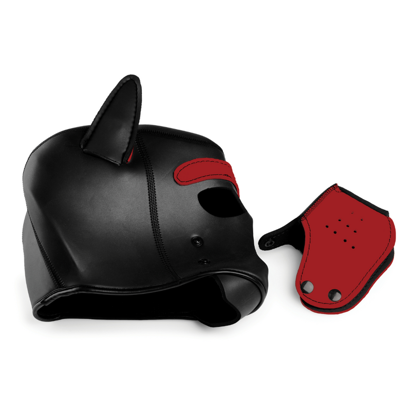 MASTER SERIES SPIKE PUPPY HOOD RED