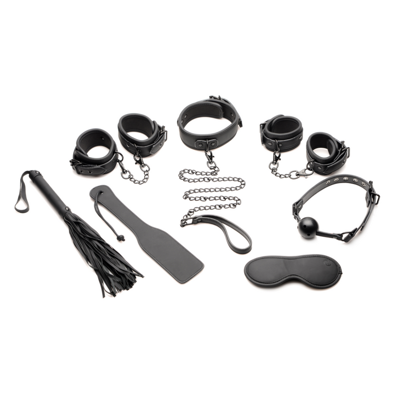 MASTER SERIES MASTER OF KINK 10PC DELUXE BONDAGE SET