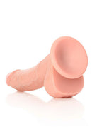 REALROCK 8" CURVED DILDO WHITE