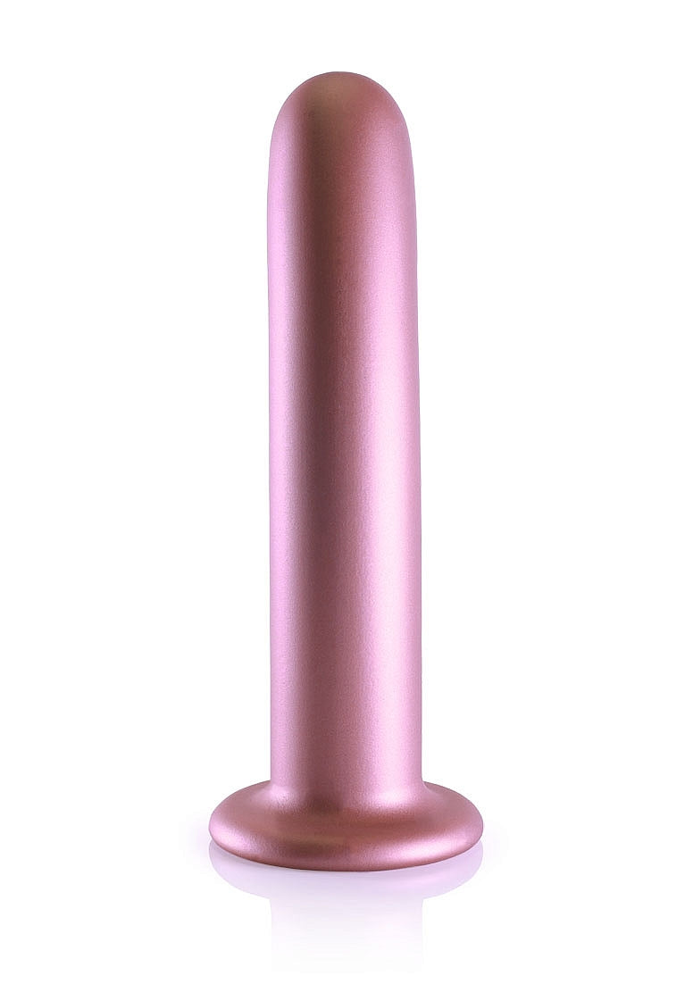 SMOOTH G SPOT 7" DILDO ROSE GOLD