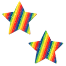 RAINBOW GLITTER STAR PASTIES