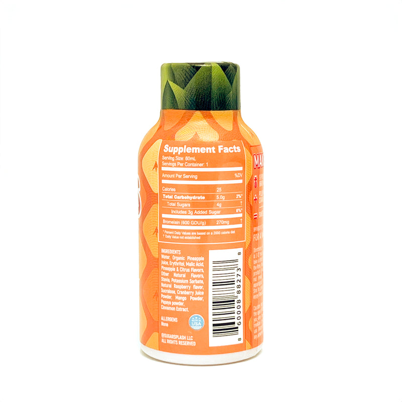 SUGAR SPLASH SELF SWEETENER PINEAPPLE SHOT 2OZ