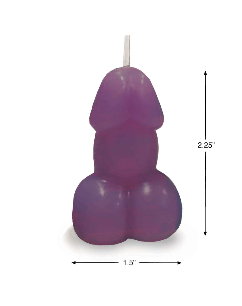 EDENS CANDLES PURPLE PENIS