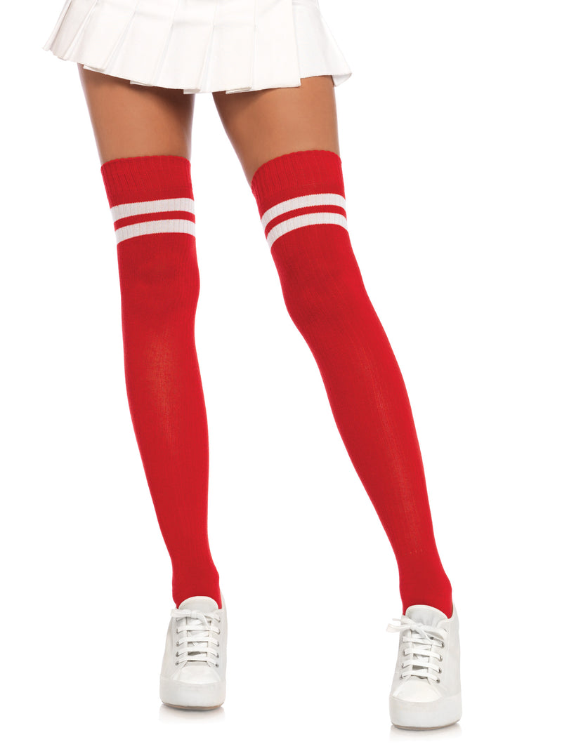 2 STRIPE THIGH RED WHITE