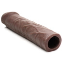 JOCK EXTRA LONG 1.5" PENIS EXTENDER SLEEVE DARK