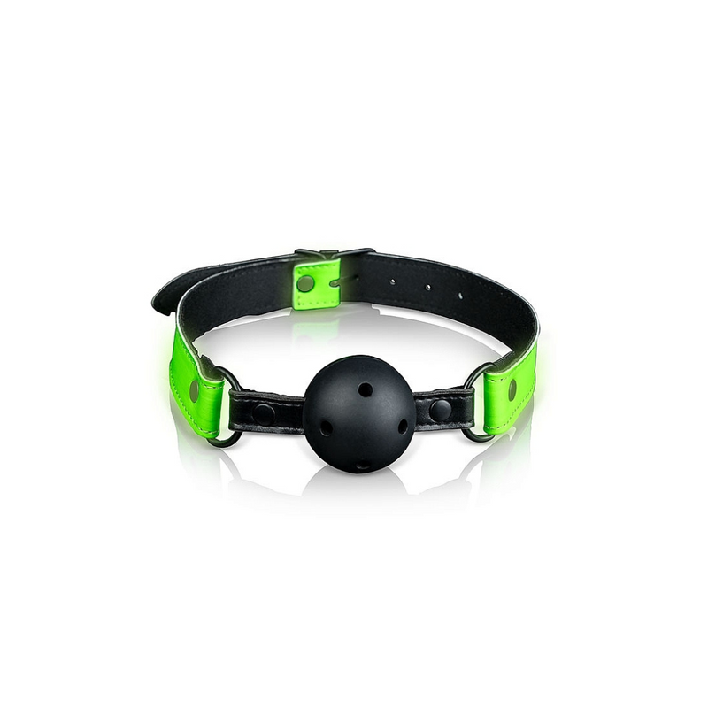 GLOW IN THE DARK BREATHABLE BALL GAG