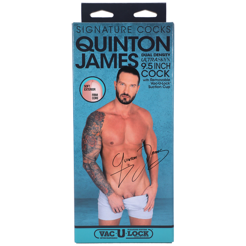 SIGNATURE COCKS ULTRASKYN QUINTON JAMES 9.5" DILDO