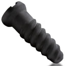 SCREW HOLE OPEN TIP MASTURBATOR BLACK