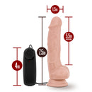 DR TIM 7.5" VIBRATING DILDO