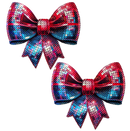 DISCO BALL BOW PASTIES