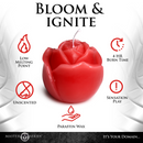 MASTER SERIES FLAMING ROSE DRIP CANDLE