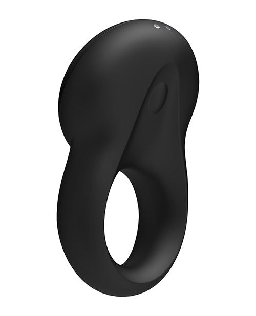 SATISFYER SIGNET VIBRATING RING BLACK