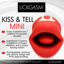 LICKGASM KISS N TELL MINI RED
