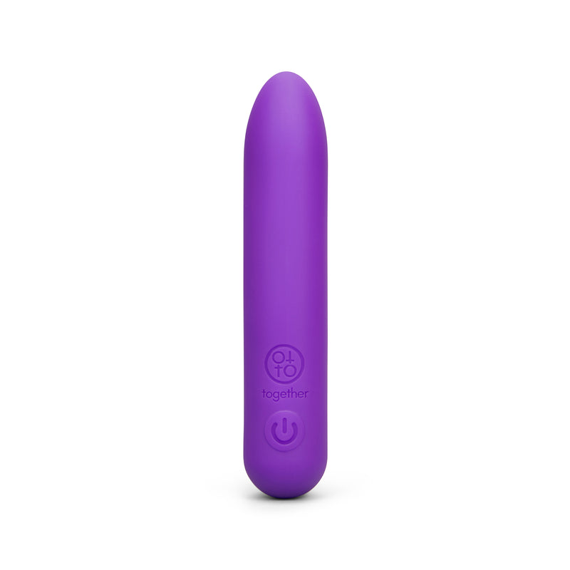 TOGETHER TIP 4" POINTY BULLET VIBE PURPLE