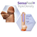 DR SKIN PLUS POSABLE 7" GIRTHY DILDO