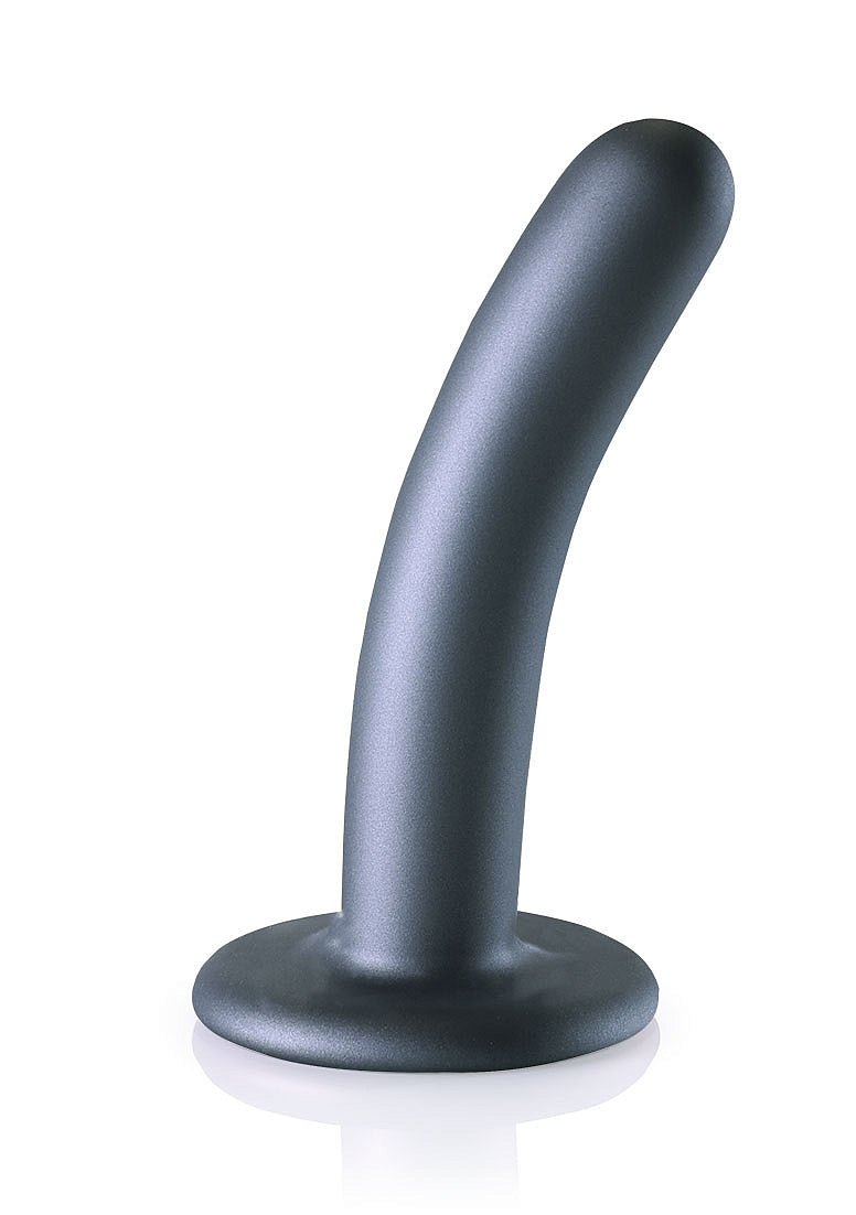 SMOOTH G SPOT 5" DILDO GUNMETAL