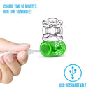 PLAY WITH ME PLEASURE RING NEON GREEN
