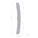 TOGETHER VIBES DOUBLE DELIGHT VIBRATING & THRUSTING PURPLE DILDO