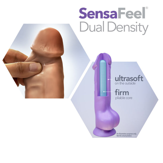 AU NATUREL CHUB 10" DILDO MOCHA