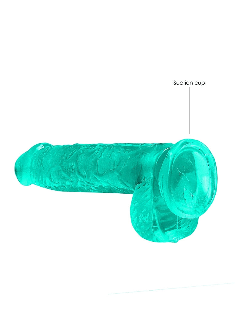 REALROCK 6" DILDO TURQUOISE