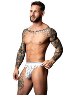 SO COMFY THONG BLACK & WHITE L/XL