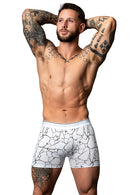 SO COMFY BOXER BRIEF BLACK & WHITE XLARGE