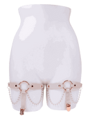 PEACHES N CREAM PEARL LEG GARTERS