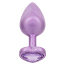 AMETHYST HEART ANAL PLUG PURPLE LARGE
