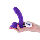 COLOURS CURVE VIBRATING 5" DILDO PURPLE