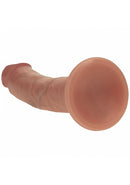 REALROCK CURVED 7" DILDO TAN