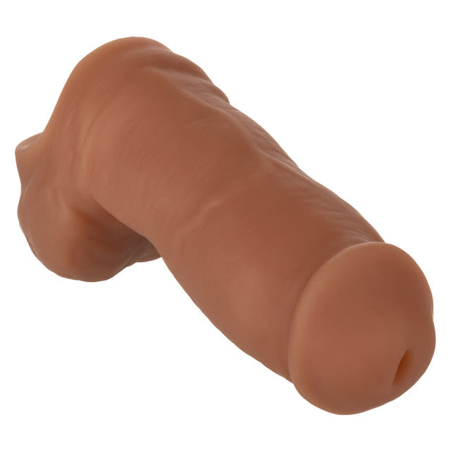 5" STAND TO PEE PACKING PENIS BROWN