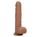 SQUIRTING FUCK STICK VIBRATING 6.5" DILDO BROWN