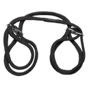 JAPANESE STYLE BDSM COTTON CUFFS BLACK