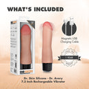 DR SKIN DR AVERY 7.5" VIBRATING DILDO
