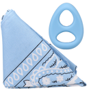 ROCK SOLID THE CODE RING WITH BANDANA LIGHT BLUE