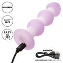 LAVENDER HAZE BEADED VIBRATING ANAL PROBE