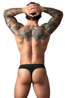 OPEN ENDED THONG BLACK L/XL