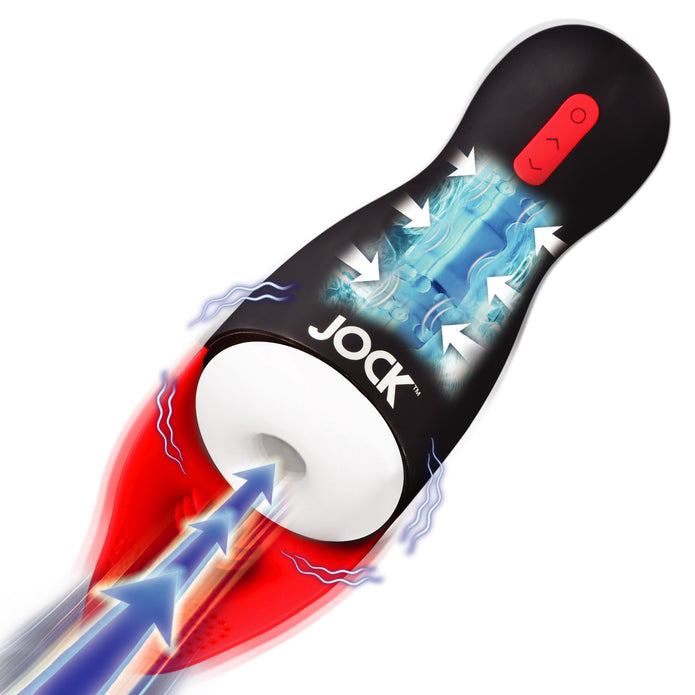 JOCK SUCKING & VIBRATING MASTURBATOR