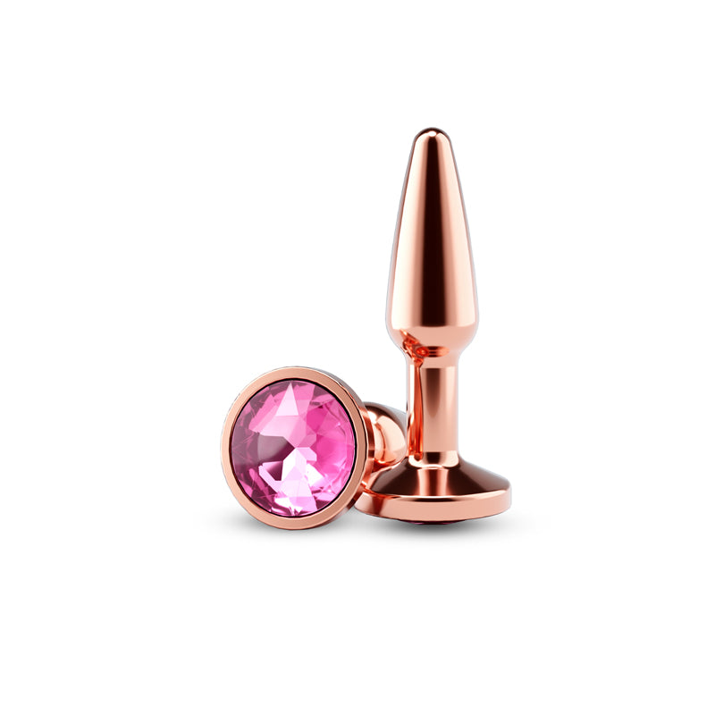 REAR ASSESTS TAPERED PLUG SMALL ROSE GOLD GEM
