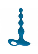 LEVELZ REMOTE CONTROL BEADED VIBRATING ANAL PLUG TEAL